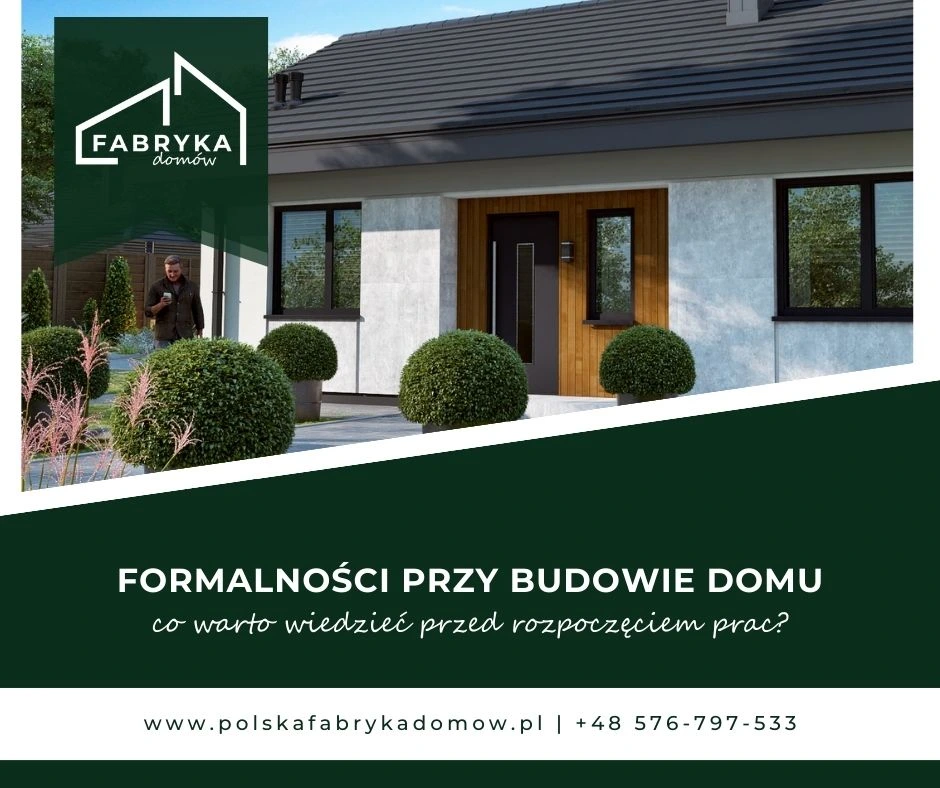 Post edukacyjny — formalności przy budowie domu